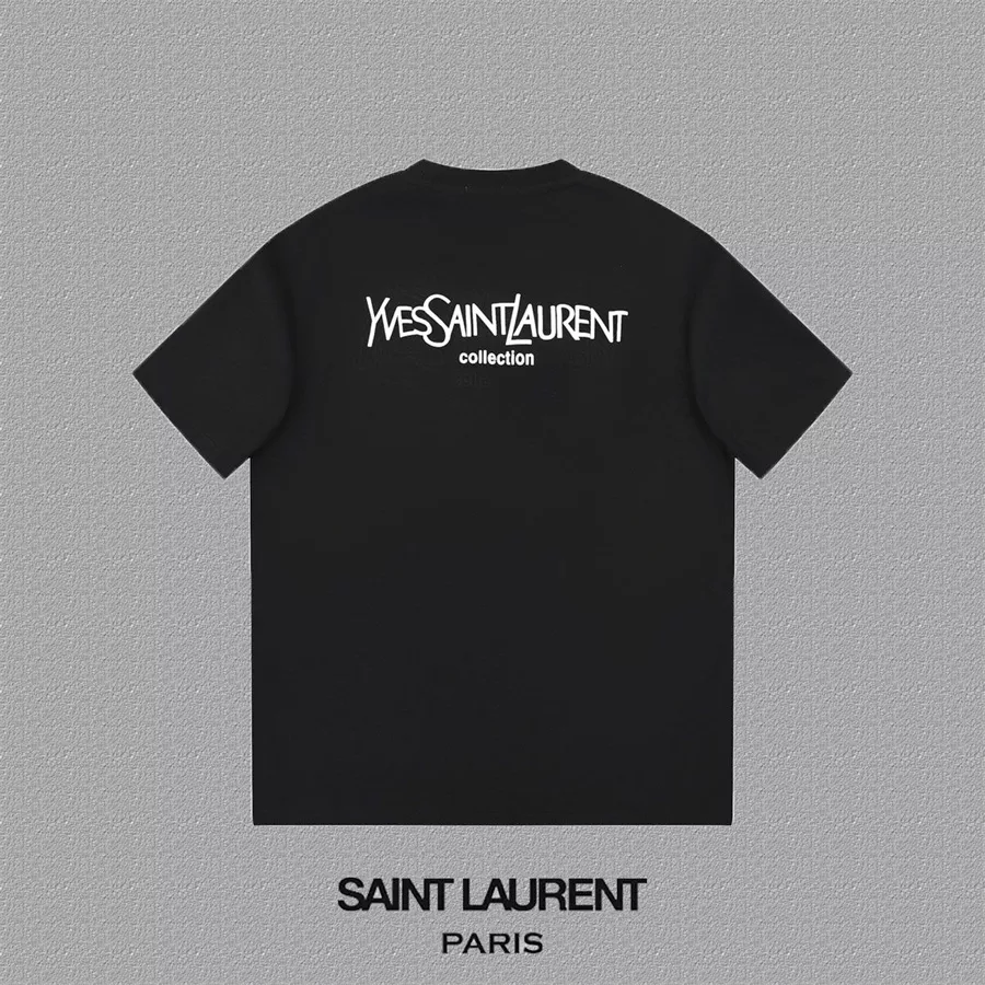 yves saint laurent ysl t-shirts manches courtes pour unisexe s_12726441